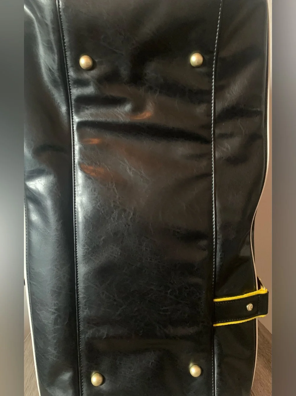 Adidas Originals Premium Weekender Bag Black & Yellow KE2330.  NWT